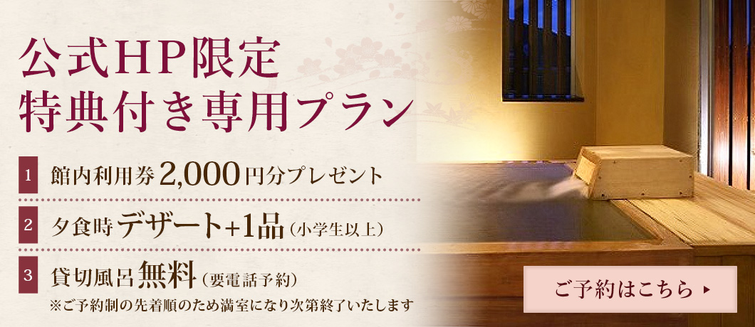 公式HP限定 特典付き専用プラン