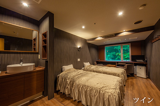 シモンズベッド付き客室